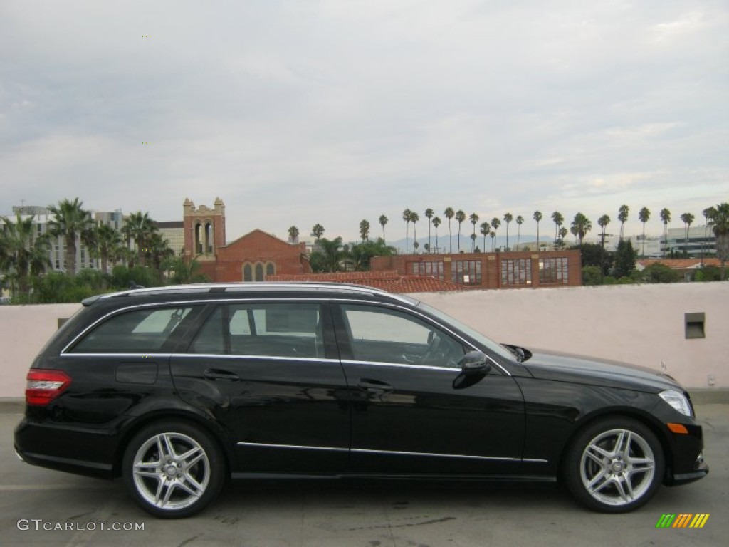Black 2013 Mercedes-Benz E 350 4Matic Wagon Exterior Photo #70419964