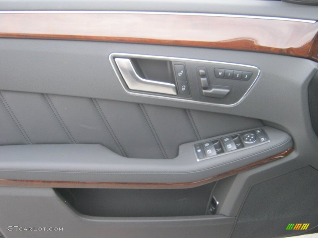 2013 Mercedes-Benz E 350 4Matic Wagon Black Door Panel Photo #70419990