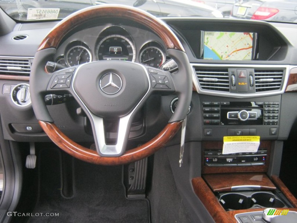 2013 Mercedes-Benz E 350 4Matic Wagon Black Dashboard Photo #70420021
