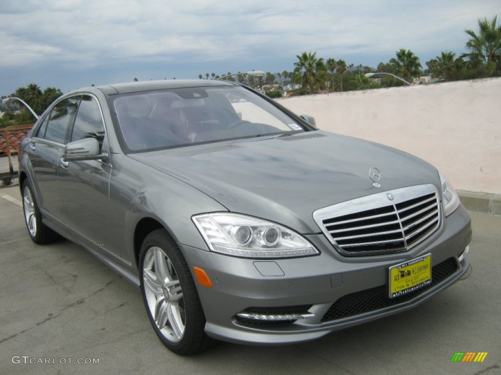 2013 S 550 Sedan - Palladium Silver Metallic / Black photo #1