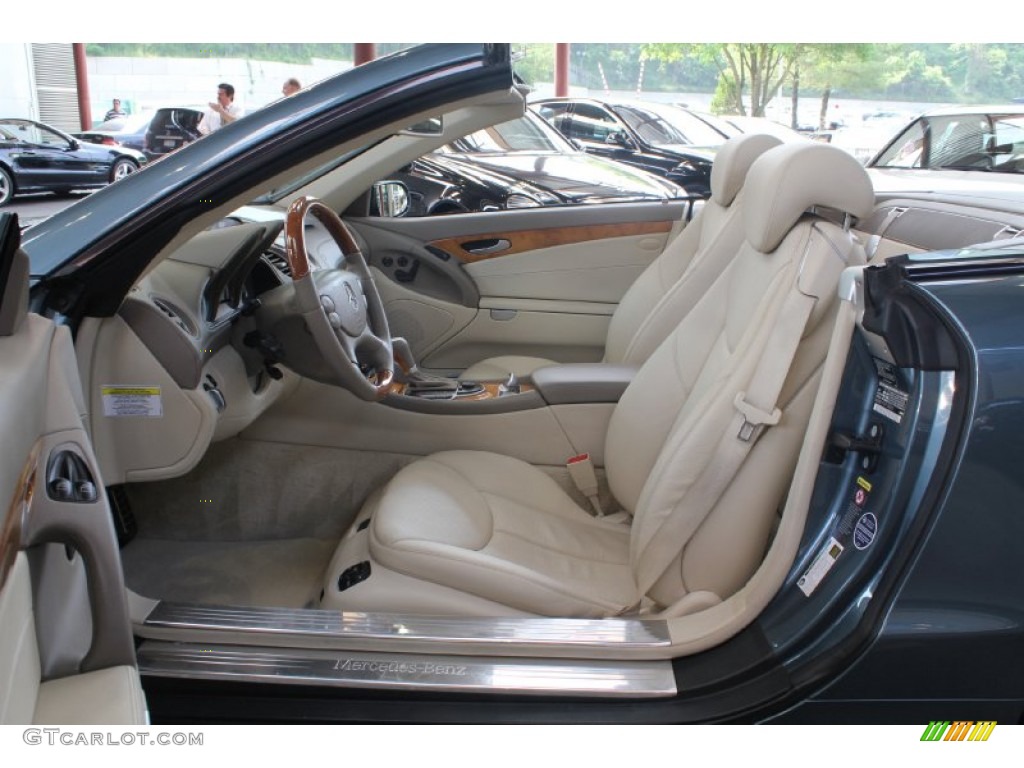 Stone Interior 2007 Mercedes-Benz SL 550 Roadster Photo #70420441