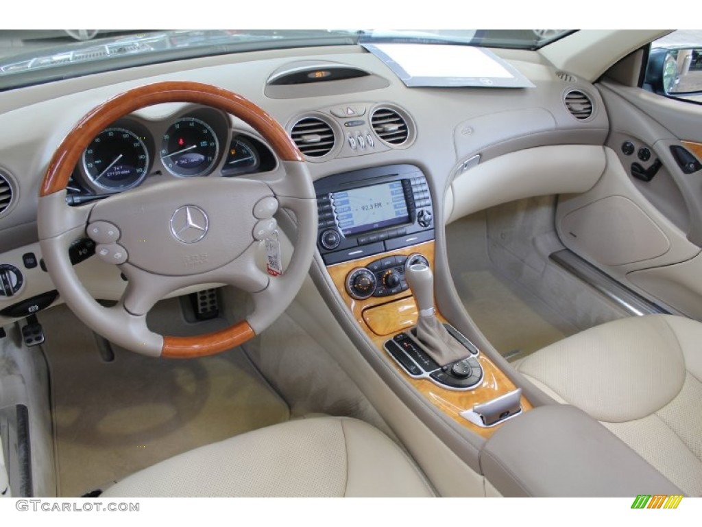 2007 Mercedes-Benz SL 550 Roadster Stone Dashboard Photo #70420459