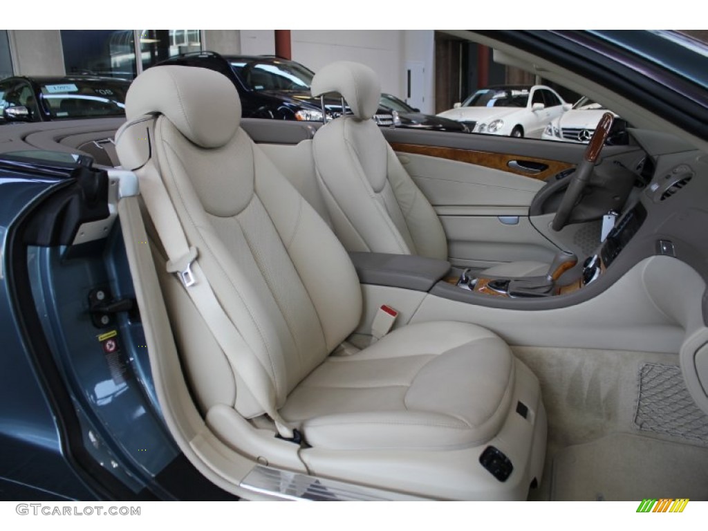 Stone Interior 2007 Mercedes-Benz SL 550 Roadster Photo #70420492