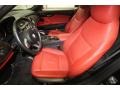 Coral Red Kansas Leather Front Seat Photo for 2009 BMW Z4 #70420654