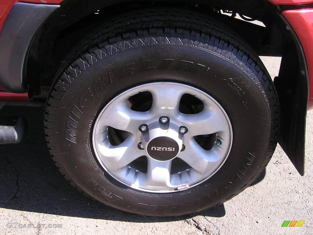1999 Rodeo LS 4WD - Palazzo Red / Gray photo #15