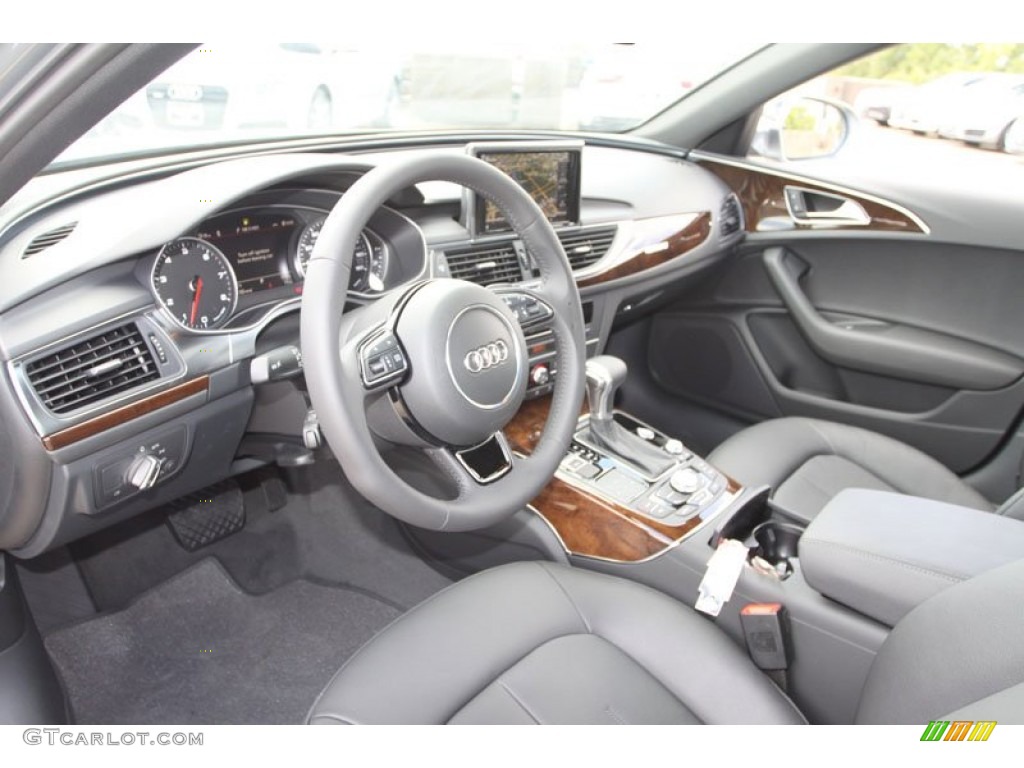 Titanium Gray Interior 2013 Audi A6 3.0T quattro Sedan Photo #70421194