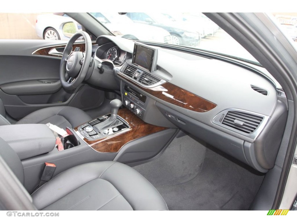 2013 Audi A6 3.0T quattro Sedan Titanium Gray Dashboard Photo #70421323
