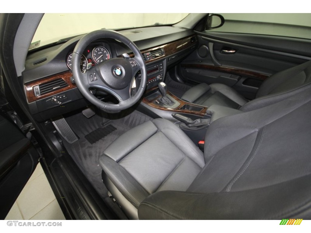 2009 3 Series 328i Coupe - Jet Black / Black photo #3
