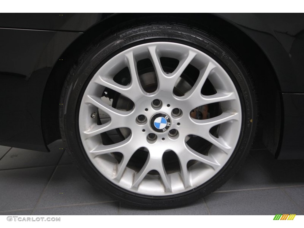 2009 3 Series 328i Coupe - Jet Black / Black photo #9