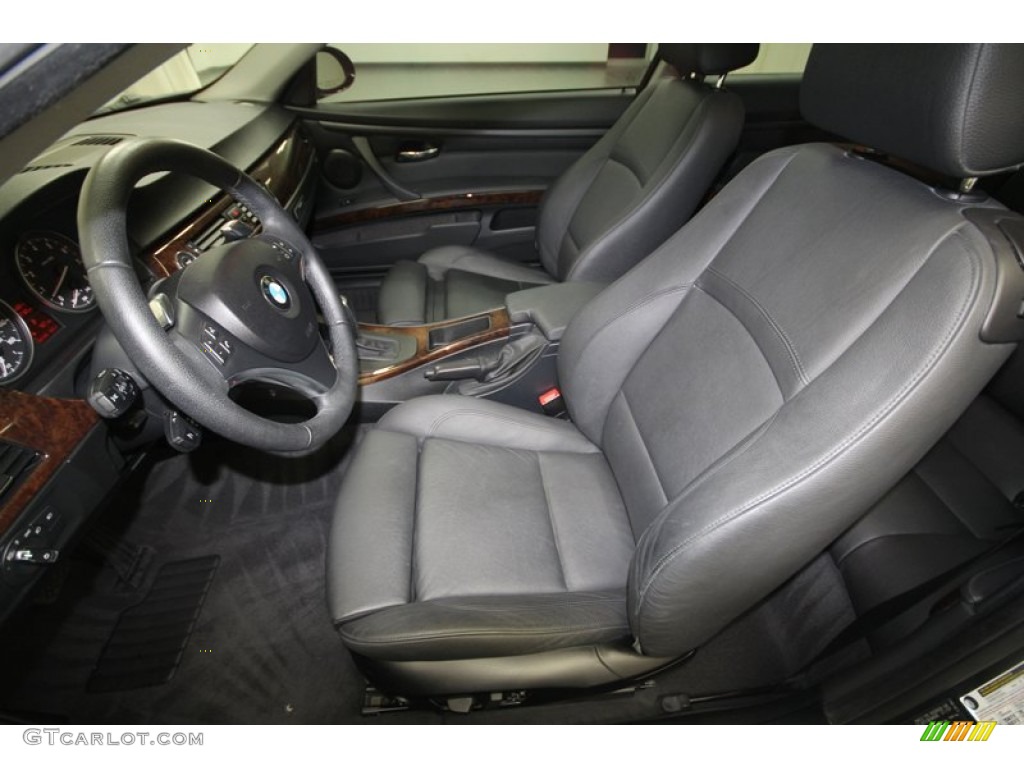2009 3 Series 328i Coupe - Jet Black / Black photo #13