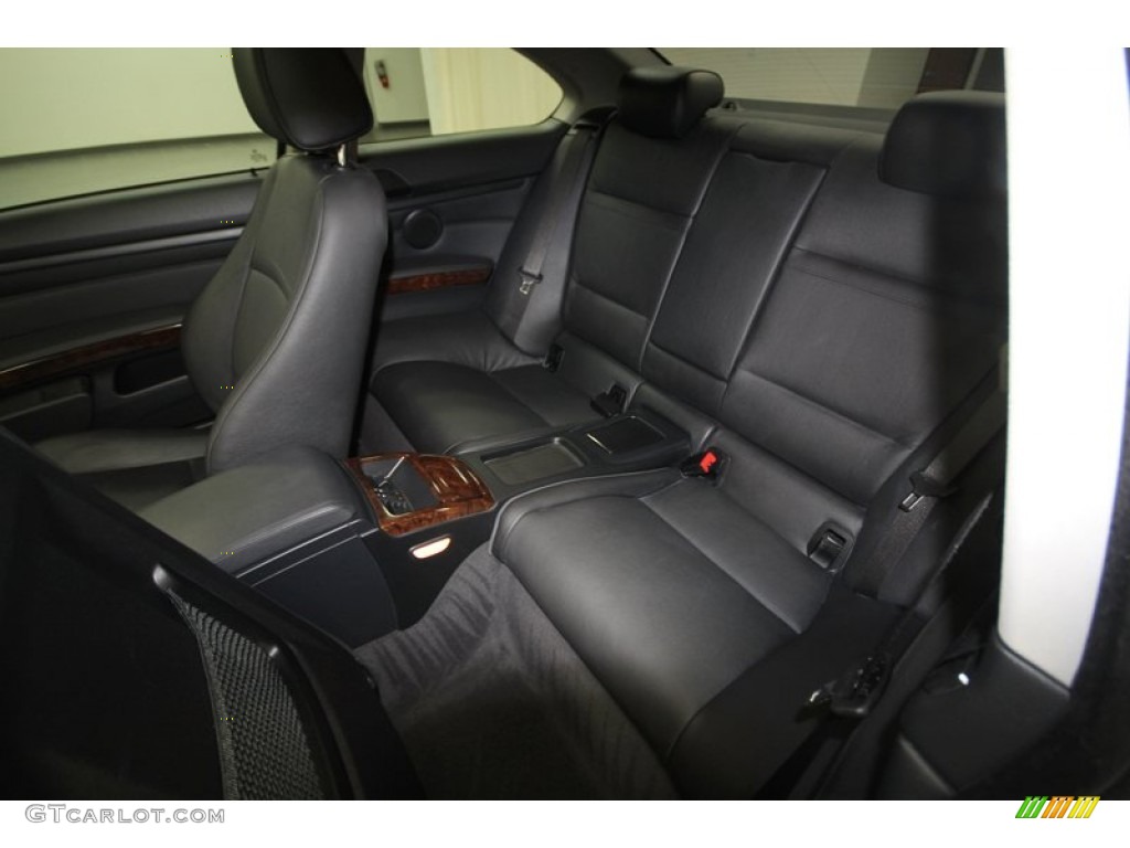 2009 3 Series 328i Coupe - Jet Black / Black photo #14