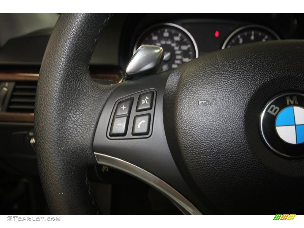 2009 3 Series 328i Coupe - Jet Black / Black photo #25