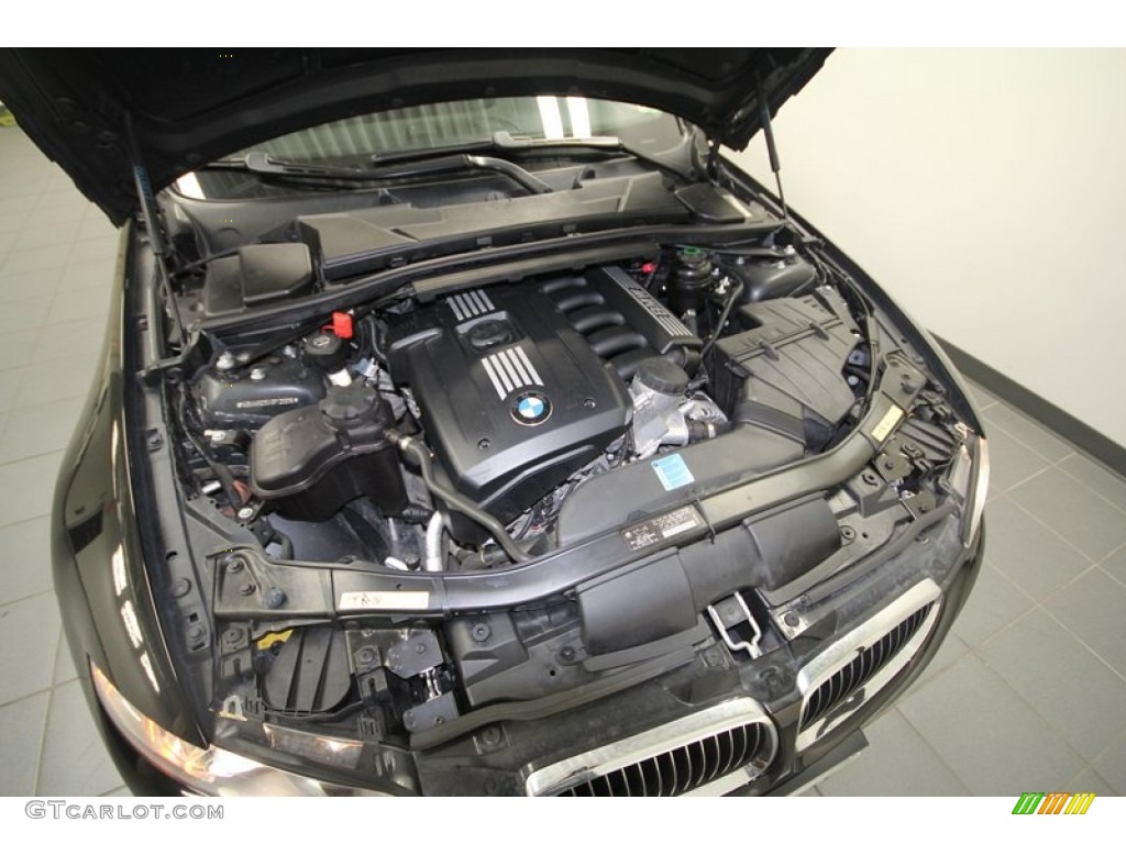 2009 3 Series 328i Coupe - Jet Black / Black photo #35