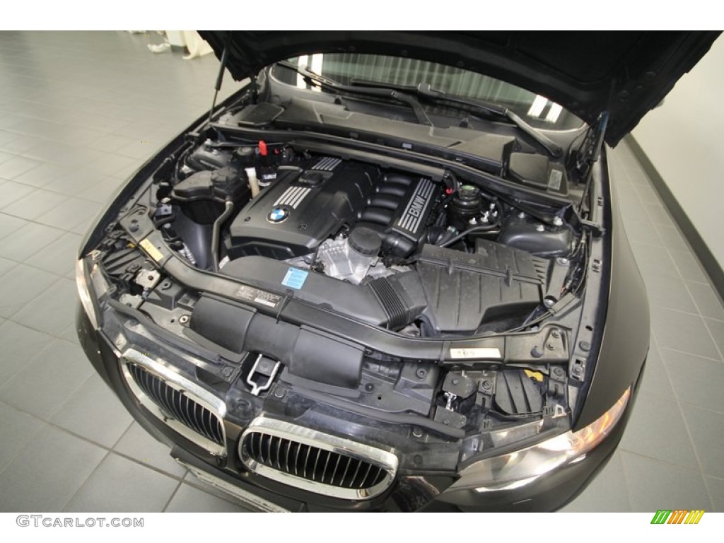 2009 3 Series 328i Coupe - Jet Black / Black photo #36