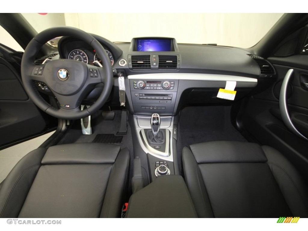 2013 BMW 1 Series 135i Convertible Black Dashboard Photo #70422997