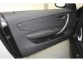 Black 2013 BMW 1 Series 135i Convertible Door Panel