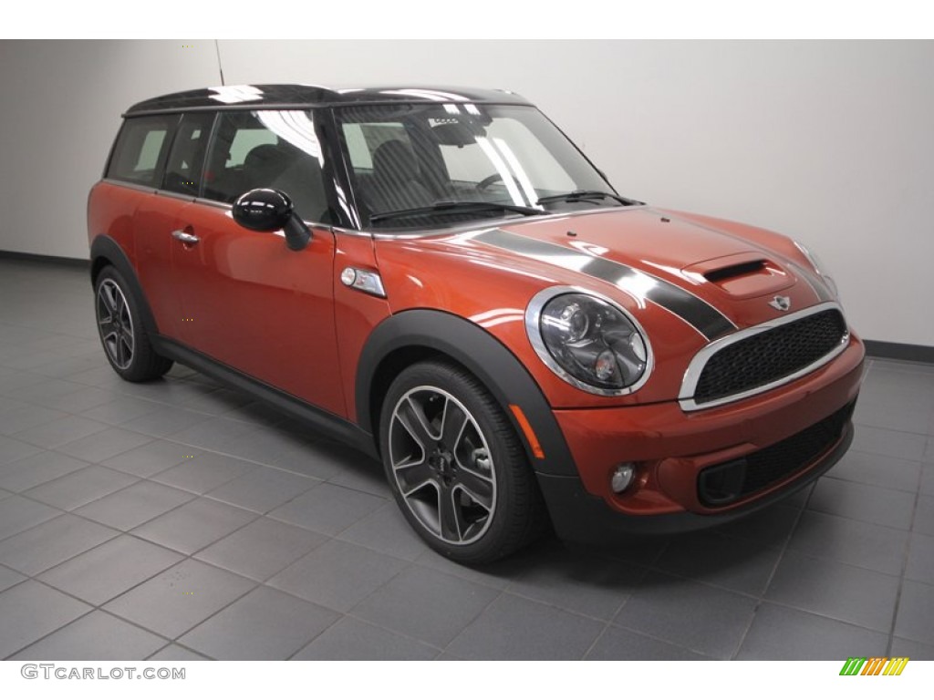 2013 Cooper S Clubman - Spice Orange Metallic / Carbon Black photo #1