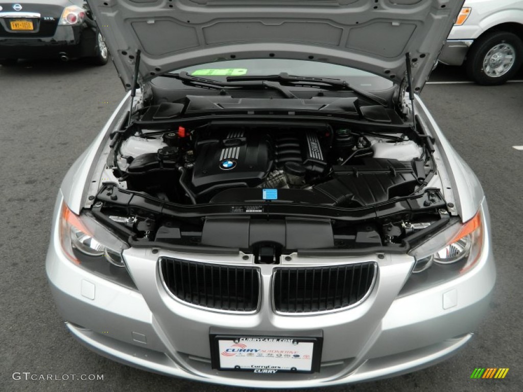 2008 3 Series 328xi Sedan - Titanium Silver Metallic / Black photo #11