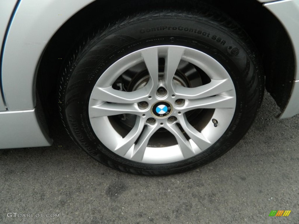2008 3 Series 328xi Sedan - Titanium Silver Metallic / Black photo #13