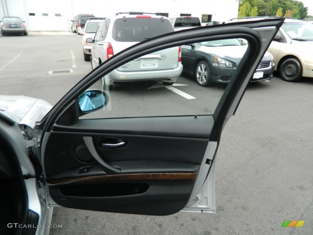2008 3 Series 328xi Sedan - Titanium Silver Metallic / Black photo #24