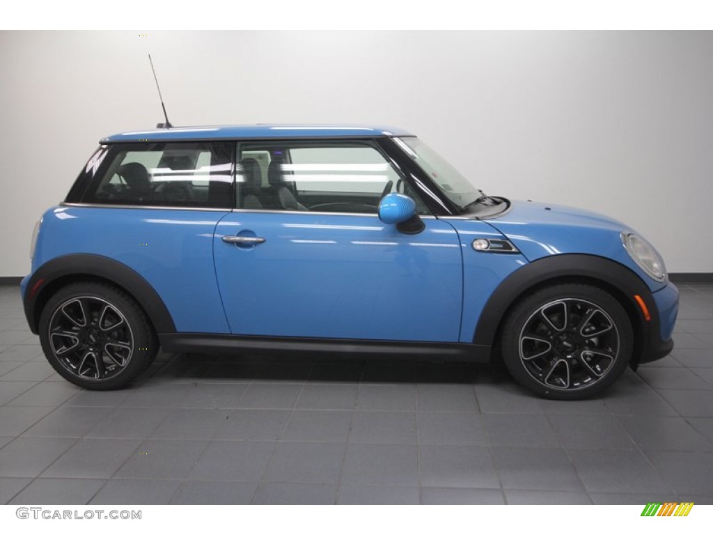 Bayswater Kite Blue Metallic 2013 Mini Cooper Hardtop Bayswater Package Exterior Photo #70423633