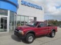 Dark Cherry Red Metallic 2002 Chevrolet S10 ZR2 Extended Cab 4x4