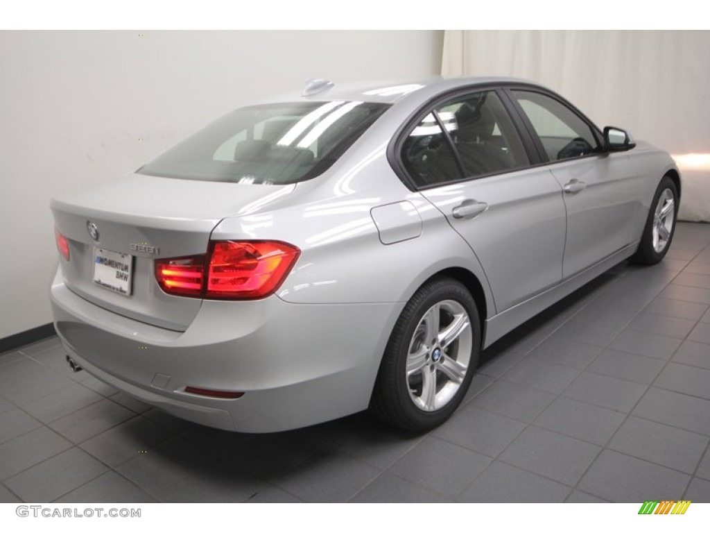 2013 3 Series 328i Sedan - Glacier Silver Metallic / Black photo #8