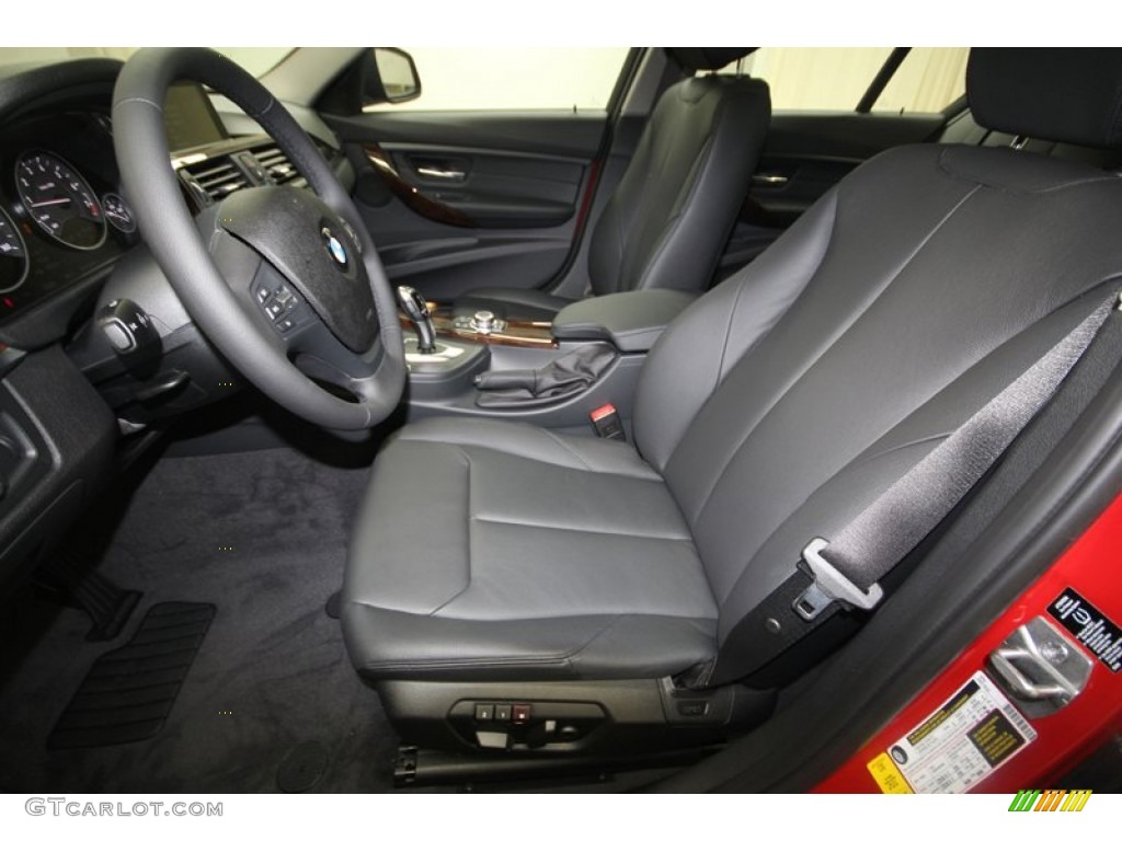 2013 3 Series 328i Sedan - Melbourne Red Metallic / Black photo #3