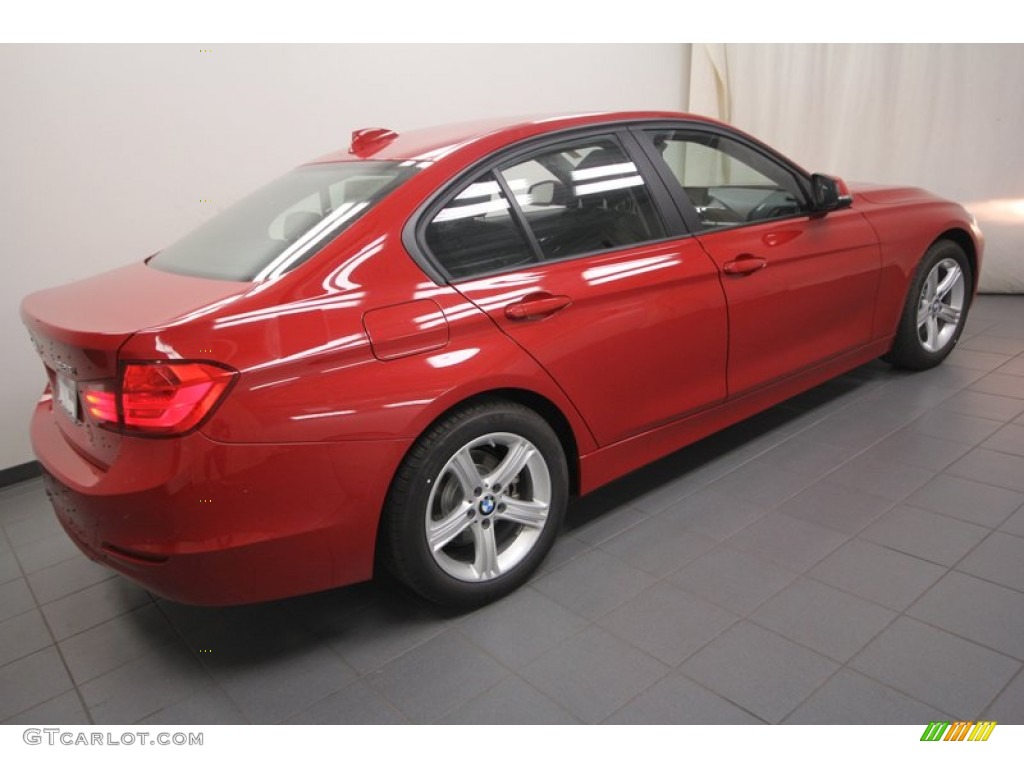 2013 3 Series 328i Sedan - Melbourne Red Metallic / Black photo #8