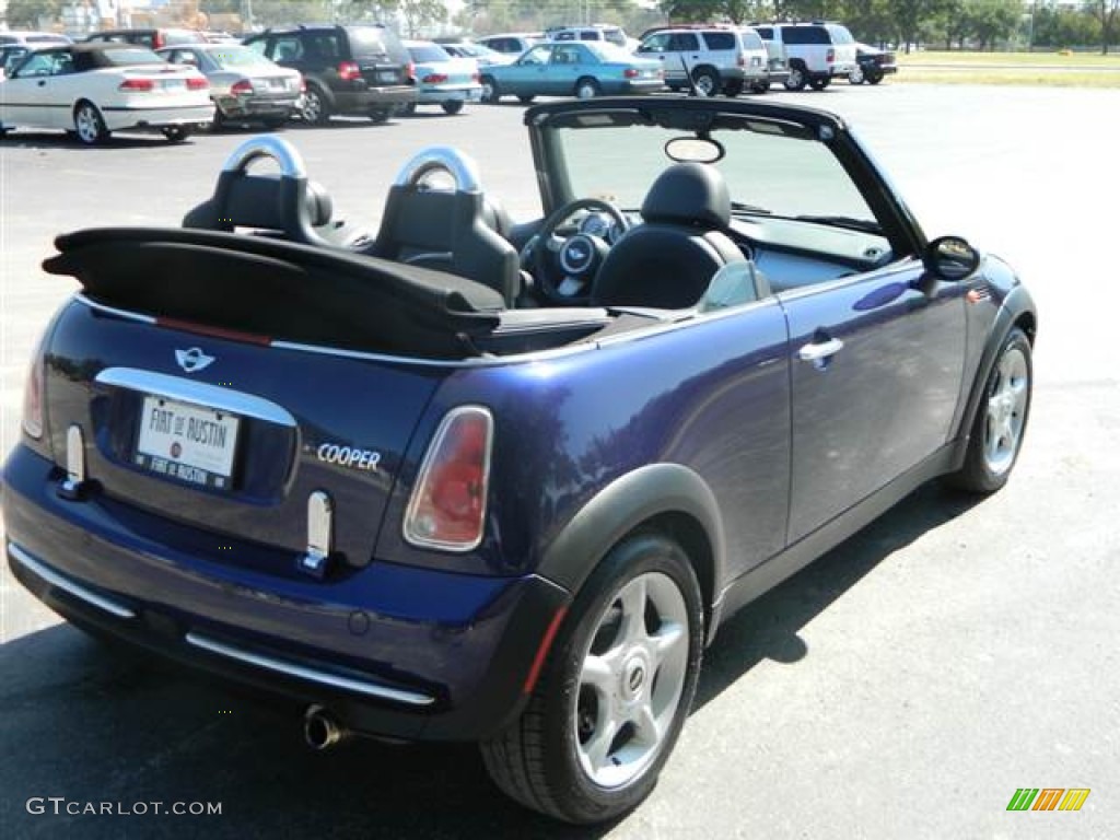 2005 Cooper Convertible - Purple Haze Metallic / Panther Black photo #5