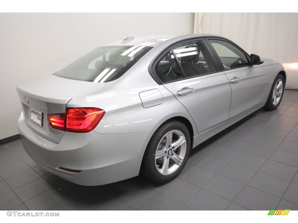 2013 3 Series 328i Sedan - Glacier Silver Metallic / Black photo #8