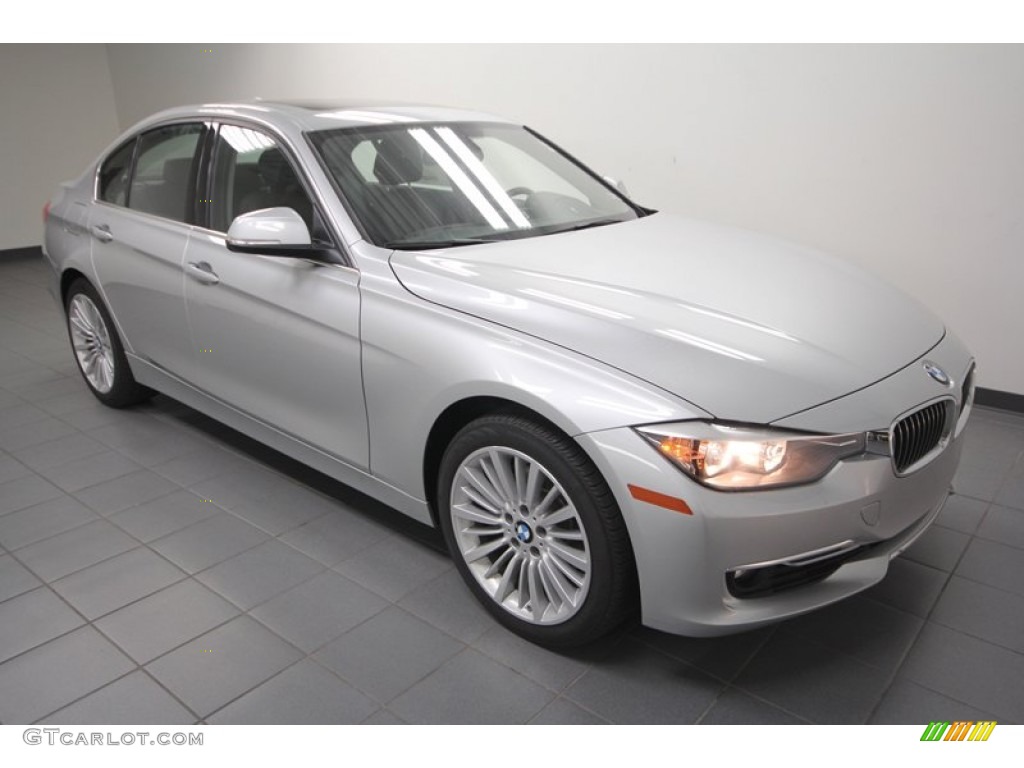 2013 3 Series 328i Sedan - Glacier Silver Metallic / Black photo #6