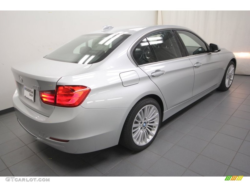 2013 3 Series 328i Sedan - Glacier Silver Metallic / Black photo #8