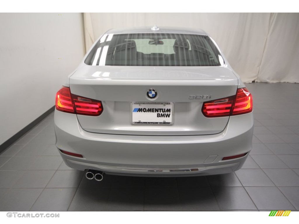 2013 3 Series 328i Sedan - Glacier Silver Metallic / Black photo #9