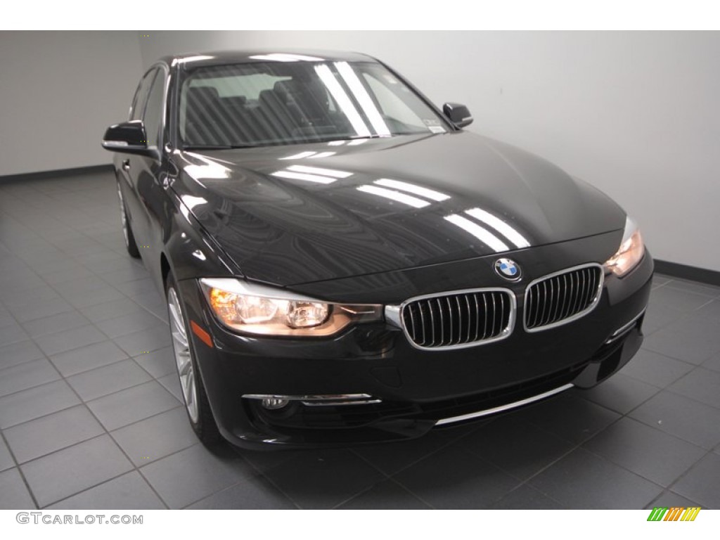 2013 3 Series 328i Sedan - Black Sapphire Metallic / Black photo #5