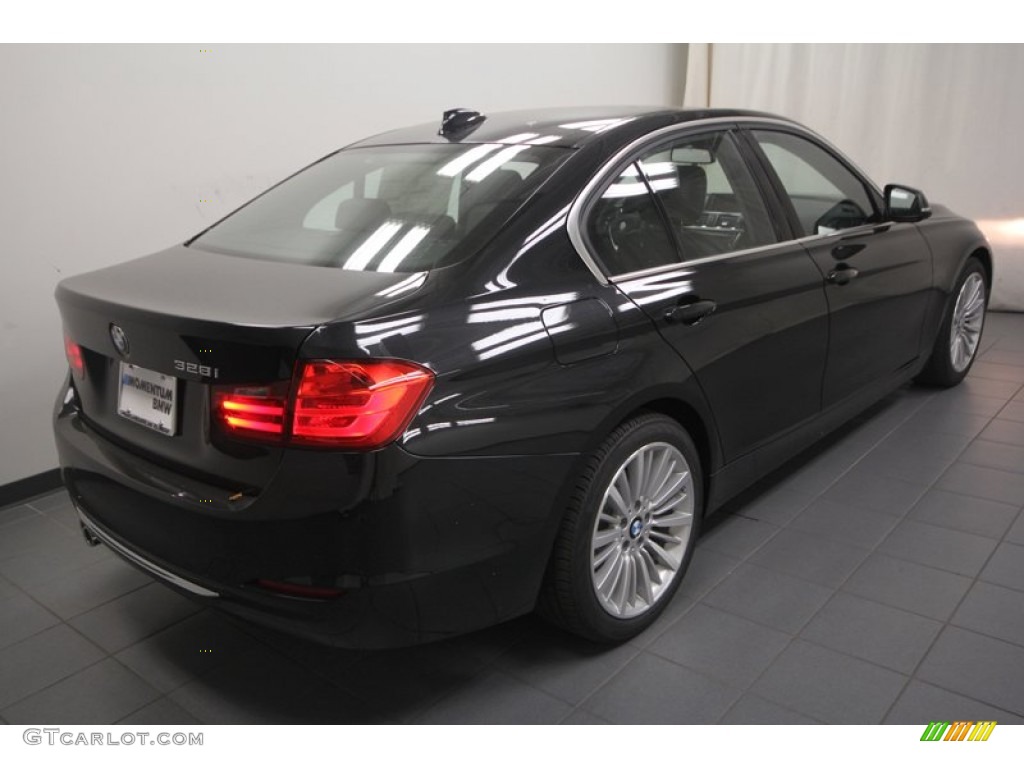 2013 3 Series 328i Sedan - Black Sapphire Metallic / Black photo #8