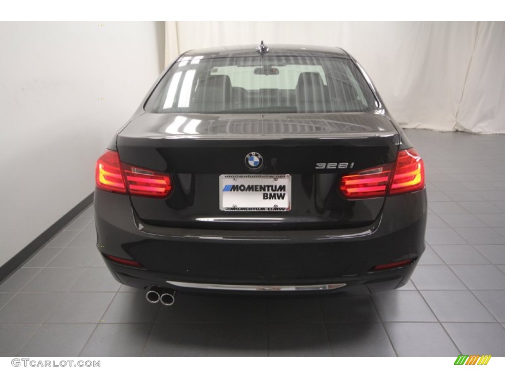 2013 3 Series 328i Sedan - Black Sapphire Metallic / Black photo #9