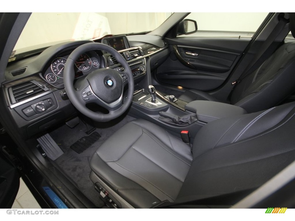 2013 3 Series 328i Sedan - Black Sapphire Metallic / Black photo #11