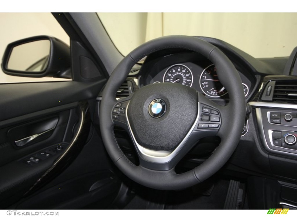 2013 3 Series 328i Sedan - Black Sapphire Metallic / Black photo #26