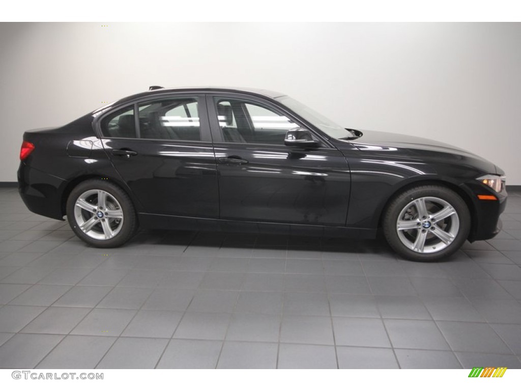 2013 3 Series 328i Sedan - Black Sapphire Metallic / Black photo #2