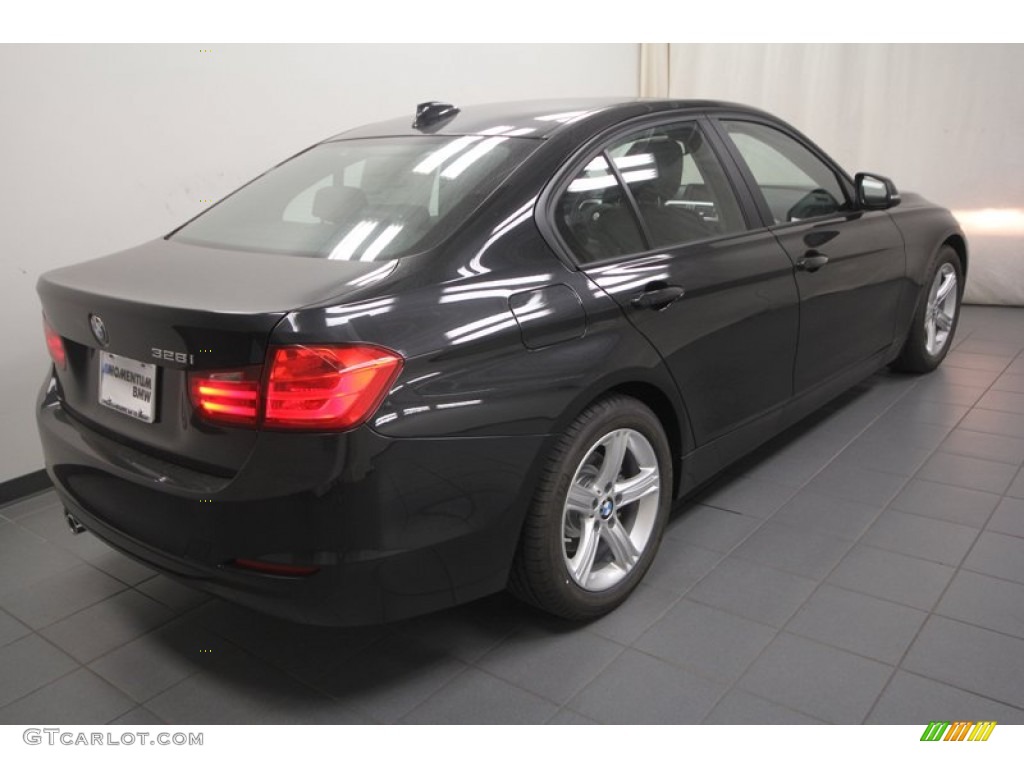 2013 3 Series 328i Sedan - Black Sapphire Metallic / Black photo #8