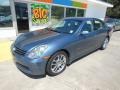 2005 Lakeshore Slate Blue Infiniti G 35 Sedan  photo #2