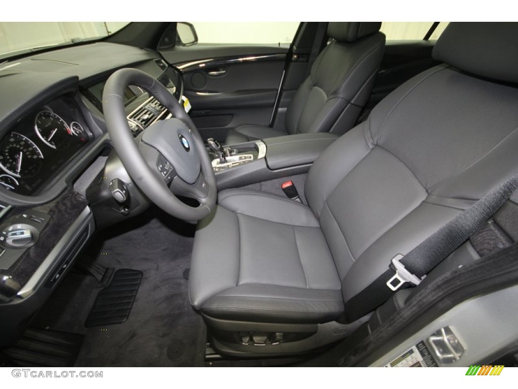 Black Interior 2013 BMW 5 Series 550i Gran Turismo Photo #70427689