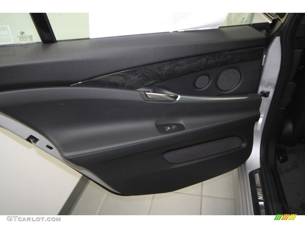 2013 BMW 5 Series 550i Gran Turismo Black Door Panel Photo #70427878