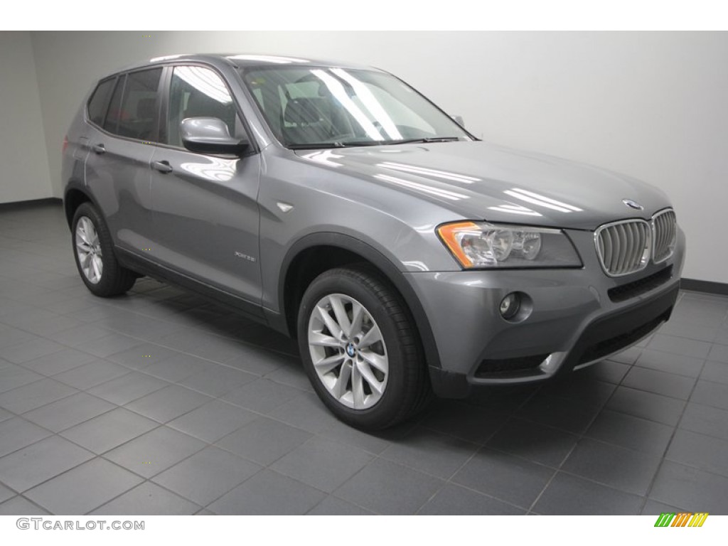2013 X3 xDrive 28i - Space Gray Metallic / Black photo #1