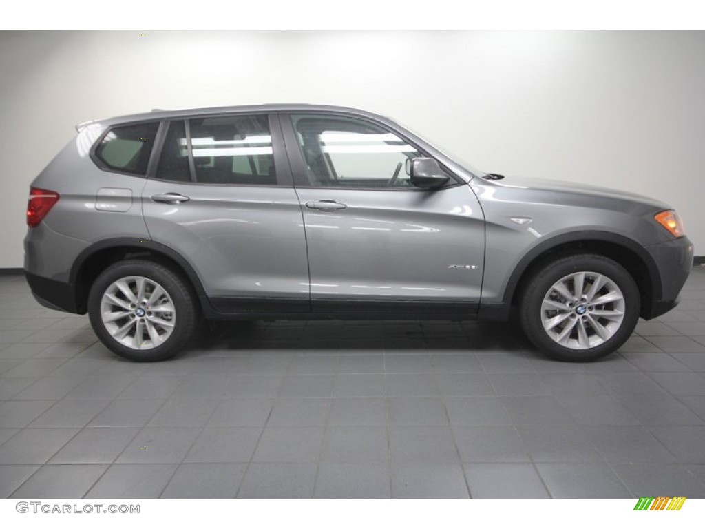 2013 X3 xDrive 28i - Space Gray Metallic / Black photo #2