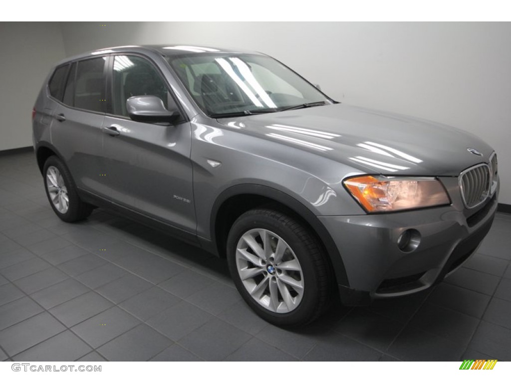 2013 X3 xDrive 28i - Space Gray Metallic / Black photo #5