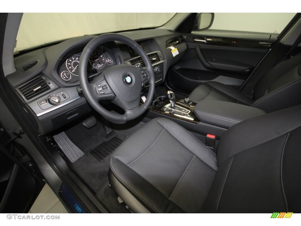 2013 X3 xDrive 28i - Space Gray Metallic / Black photo #9