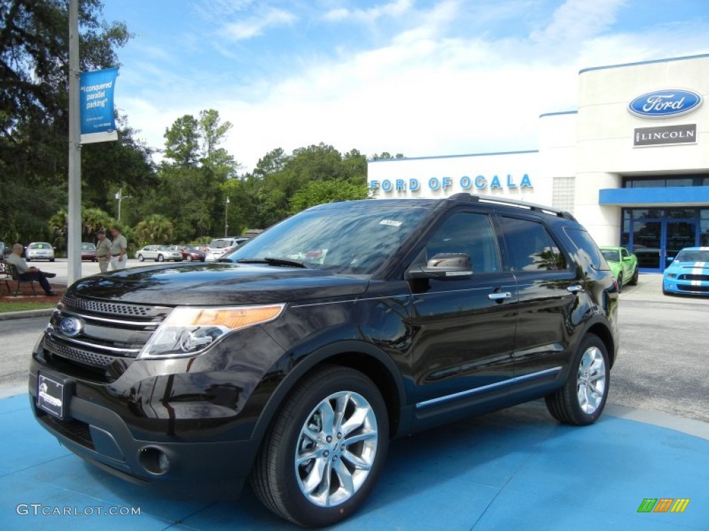 2013 Explorer Limited EcoBoost - Kodiak Brown Metallic / Pecan/Charcoal Black photo #1