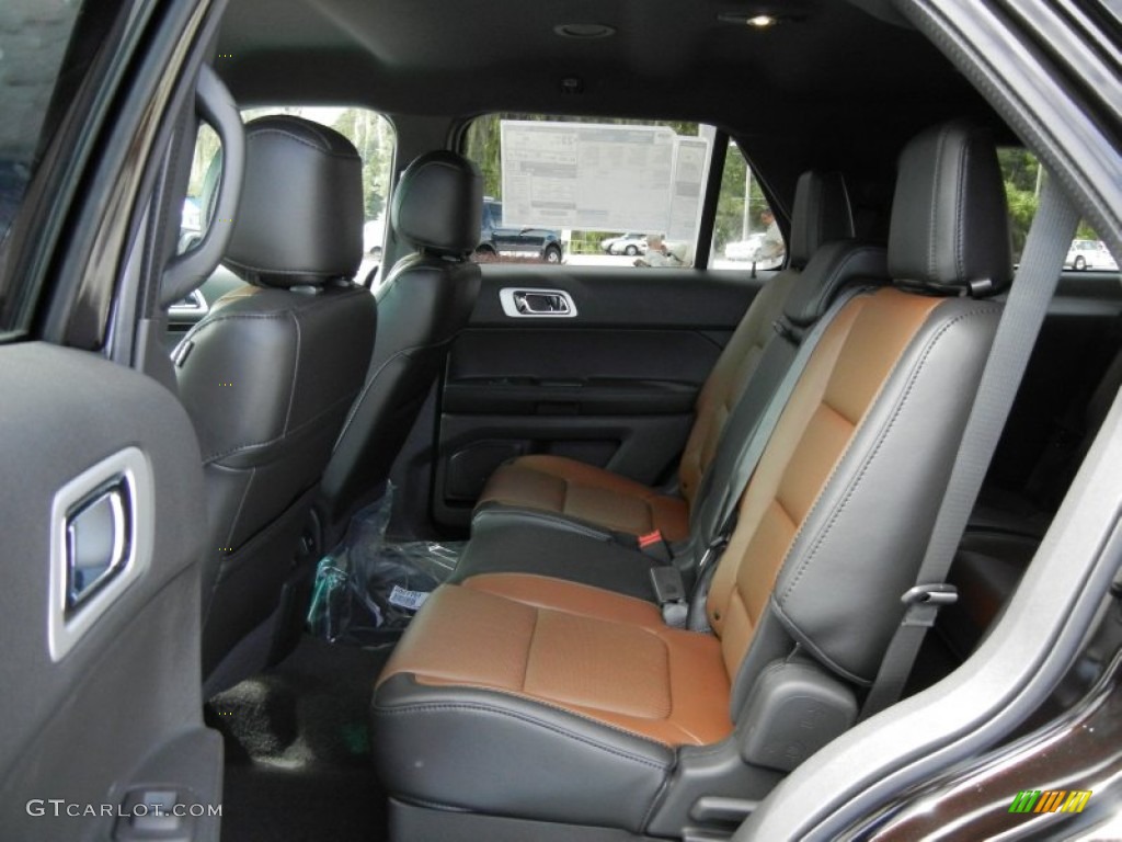 Pecan/Charcoal Black Interior 2013 Ford Explorer Limited EcoBoost Photo #70428772